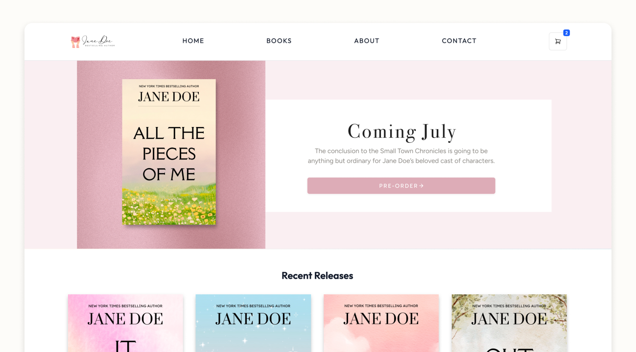 Custom Bookstore & Brand Hub